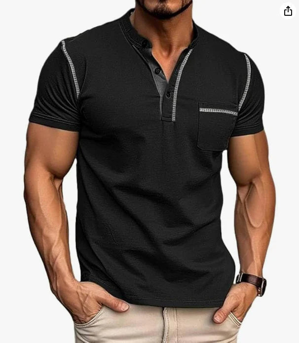 New men's Polo shirt and short-sleeved T-shirt