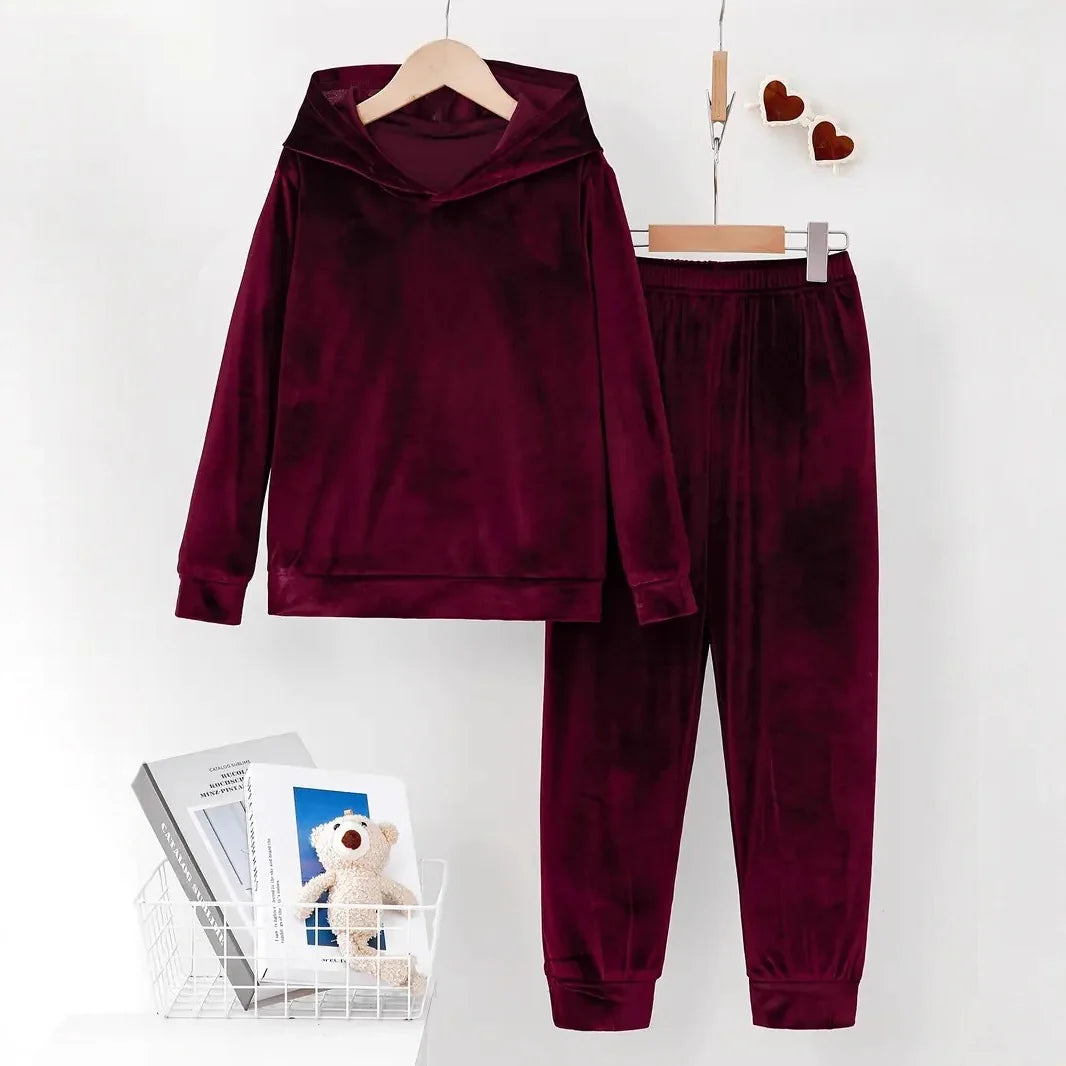 5347E049-6EED-3ACE-8986-CF2642C8BC89.jpg New Women'S Flannel Hooded Long-Sleeved Sweatshirt - Image 3
