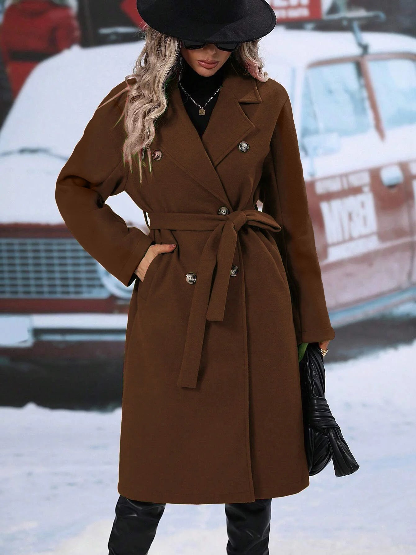 FE83A519-8514-9B1E-60ED-D479D1D029E0.jpg New Style Suit Woolen Double-Breasted Coat For Women - Image 10